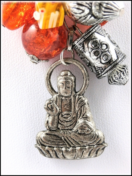 Charmanhänger "Buddha" - Auftragsarbeit nach Kundenwunsch