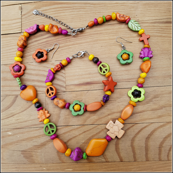 Schmuckset "Howlith" - Einzelanfertigung