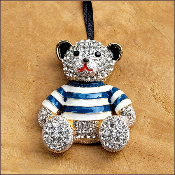 Geschenk-, Deko- oder Baumanhänger "Teddybär"  - Einzelstück