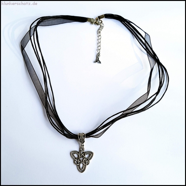 "Celtic Love" - Tribal am schwarzen Halsband