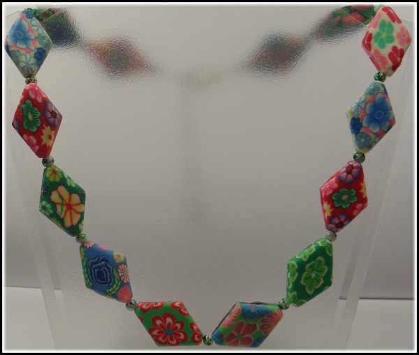 "Clay Ton Kunterbunt" Set aus Collier & Ohrhängern