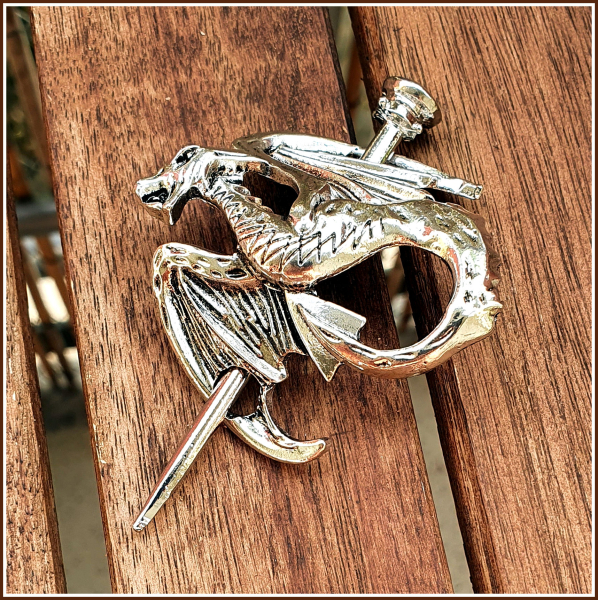Haarschmuck "Flugdrache"