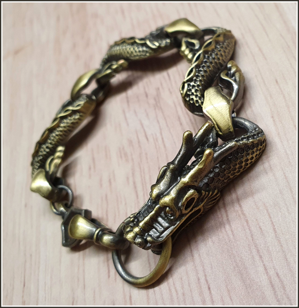 Armband "Bronzedrache" - 20 cm