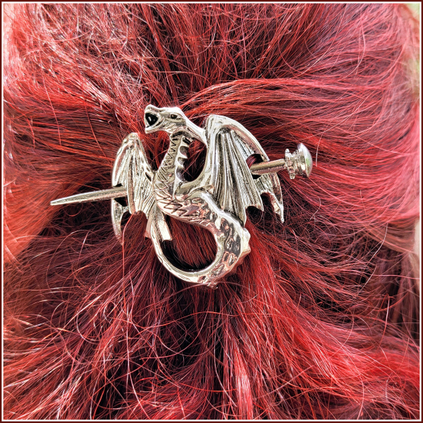 Haarschmuck "Flugdrache"