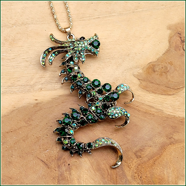 Halskette "Großer Walddrache"
