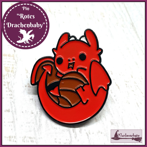 Pin "Rotes Drachenbaby"