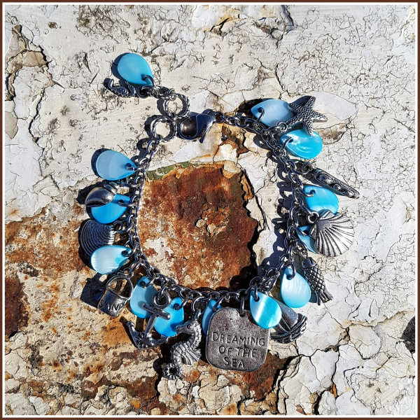 Bettelarmband "Dreaming of the sea" - Unikat!