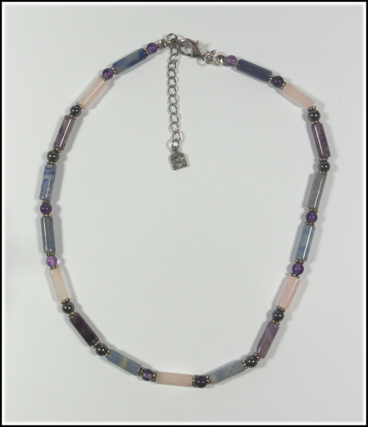 Halskette "Edelstein-Unikat"