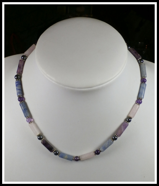 Halskette "Edelstein-Unikat"