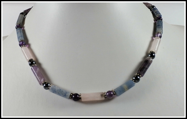 Halskette "Edelstein-Unikat"