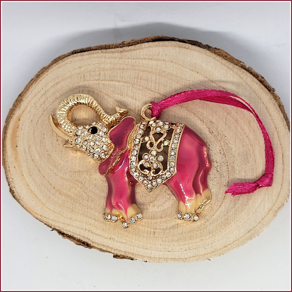 Geschenk-, Deko- oder Baumanhänger "Elefant"