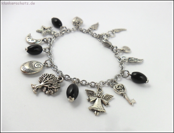 Schutzengelarmband "Engel der Kraft" - Unikat - 20 - 22 cm