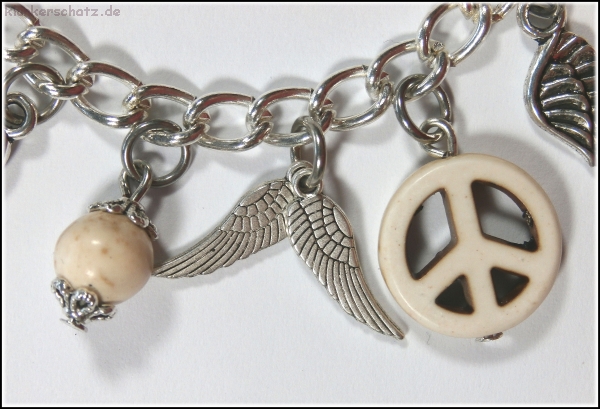 Bettelarmband "Schutzengel des Vertrauens" - Unikat