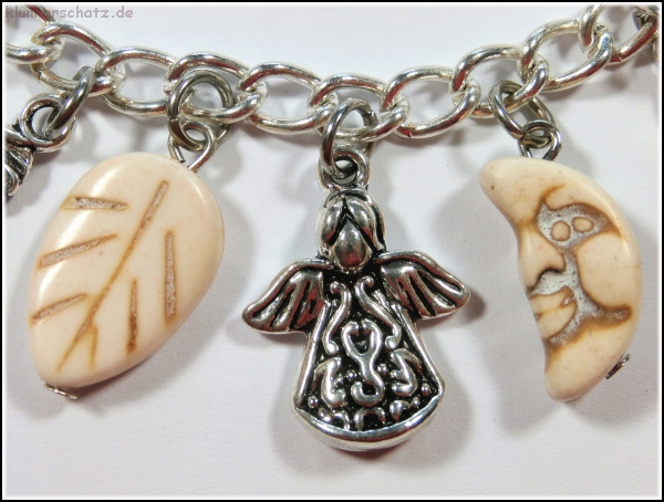 Bettelarmband "Schutzengel des Vertrauens" - Unikat
