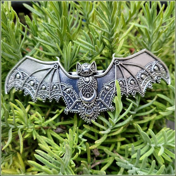 Haarspange "Magische Fledermaus"