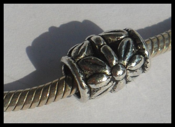 European Bead "Florale Tonne"
