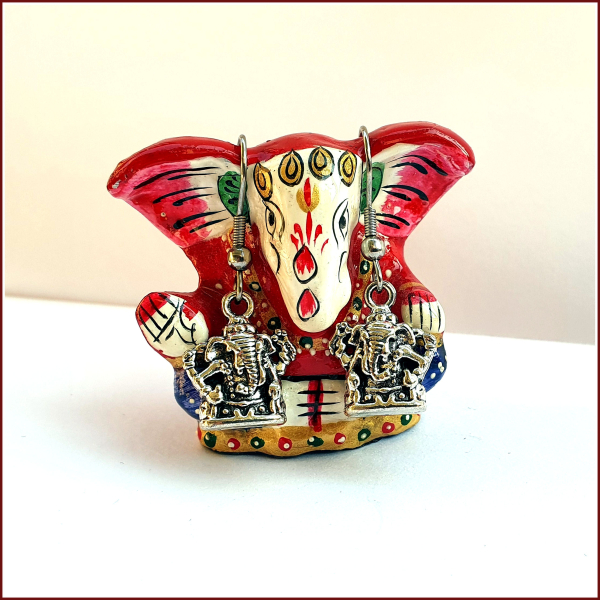 Ohrschmuck "Ganesha" - der Überwinder aller Hindernisse
