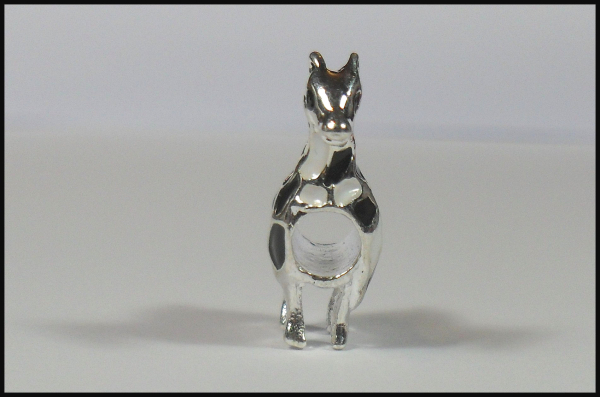 European Bead "Giraffe Giselle" - emailliert