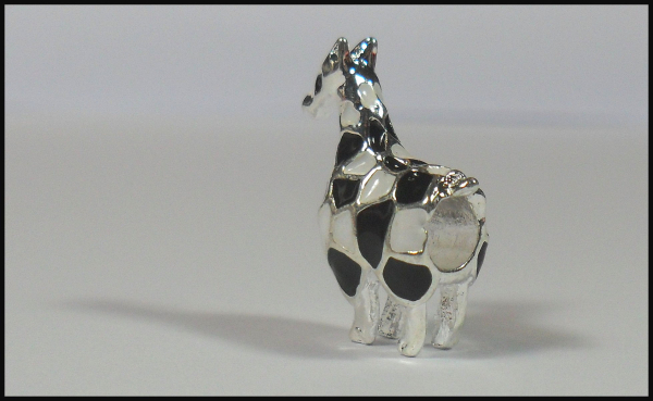 European Bead "Giraffe Giselle" - emailliert