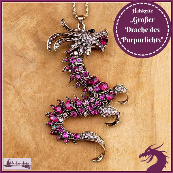 Halskette "Großer Drache des Purpurlichts"