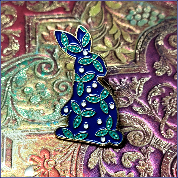 Pin "Blaugrüner Hase"