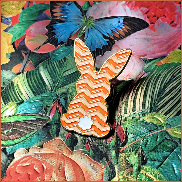 Pin "Hase in Orange"