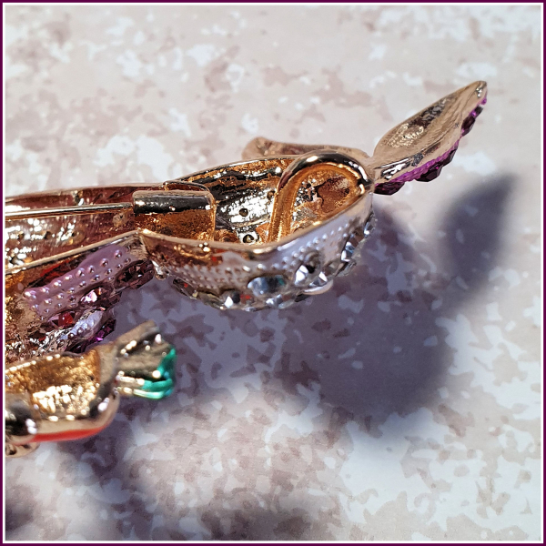 "Hase in Pink" - Halskette & Brosche - 2 in 1