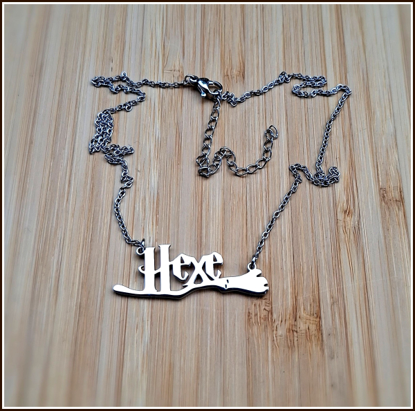 Halskette „Hexe“ aus Edelstahl