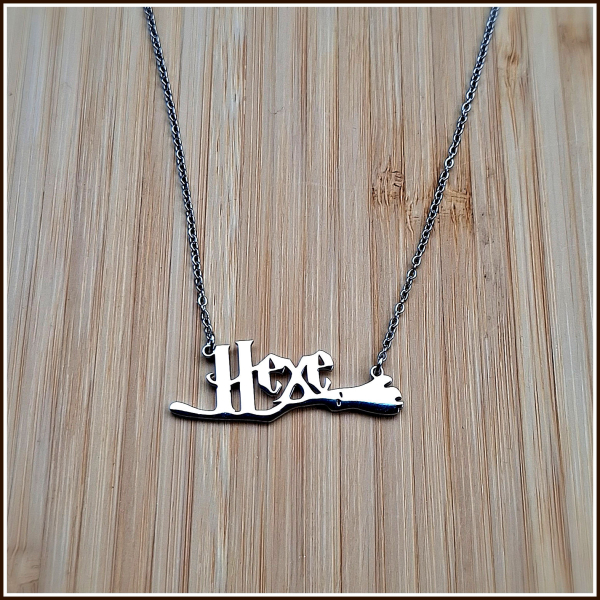 Halskette „Hexe“ aus Edelstahl