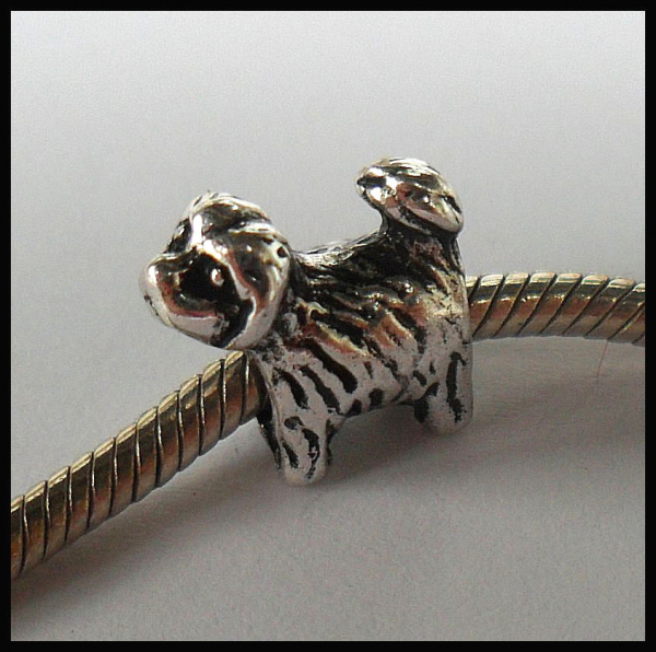 European Bead "Hund Wuschel"