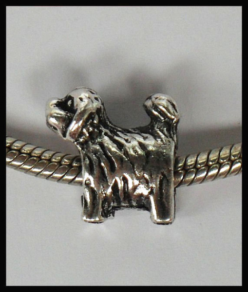 European Bead "Hund Wuschel"