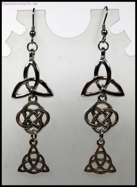 Ohrschmuck Triqueta - verschiedene Einzelstücke