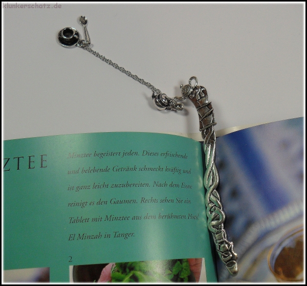 Lesezeichen "Teestunde"