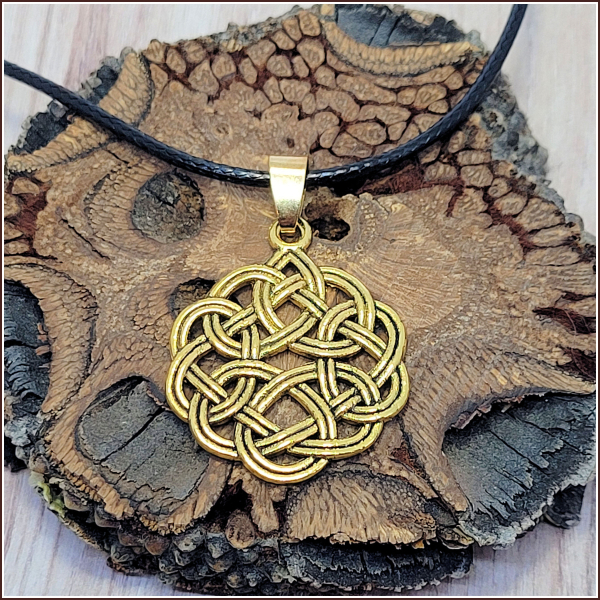 Schmuckset "Keltischer Knoten" in der Farbe Antikgold