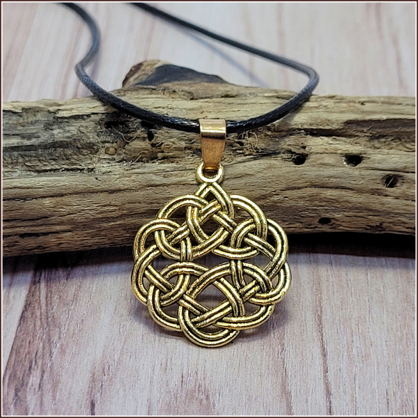 Schmuckset "Keltischer Knoten" in der Farbe Antikgold