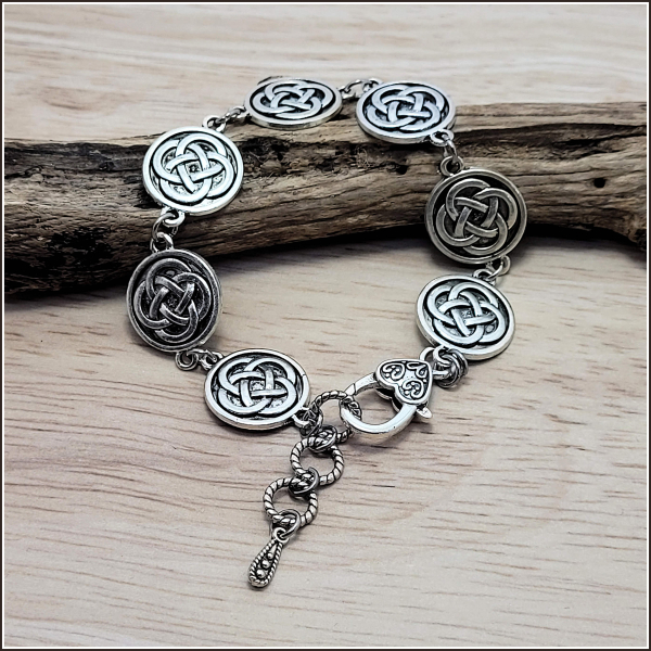 Armband "Vierfacher Keltischer Knoten" - 23 cm