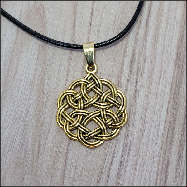 Schmuckset "Keltischer Knoten" in der Farbe Antikgold