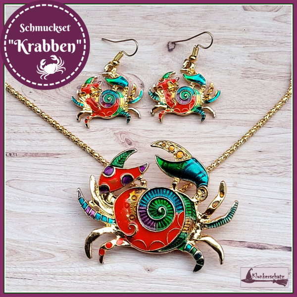 Schmuckset "Krabben"