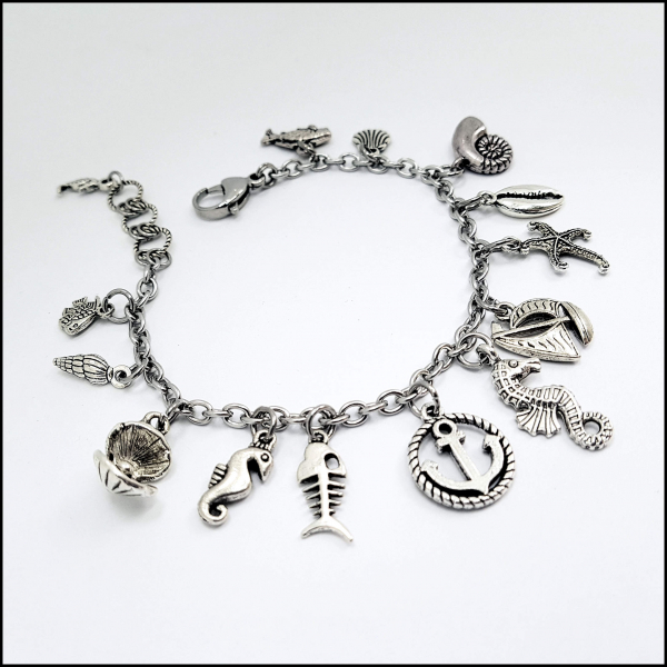 Bettelarmband "Maritim" - 20 bis 21,5 cm