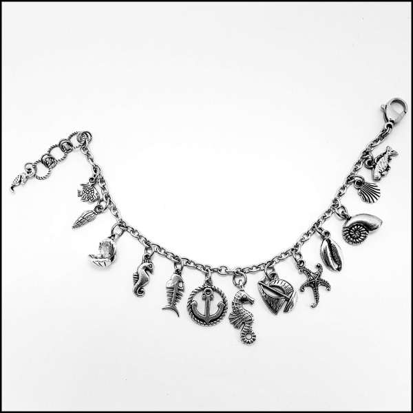Bettelarmband "Maritim" - 20 bis 21,5 cm