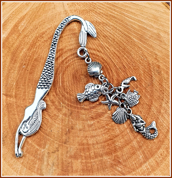 Lesezeichen  "Kleine  Meerjungfrau" - ca. 8 cm