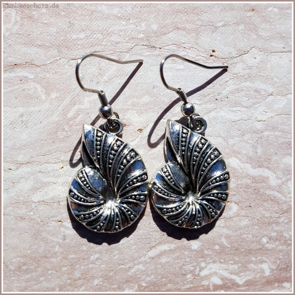 Ohrhänger "Meeresschnecke Nautilus"