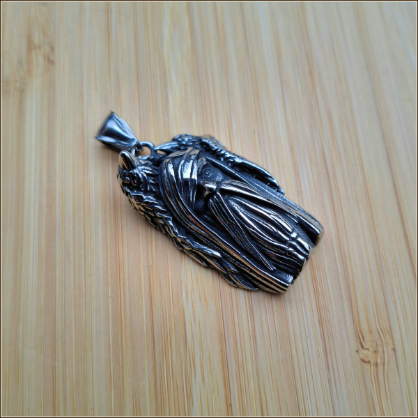 „Göttervater Odin“ - Kettenanhänger aus Edelstahl
