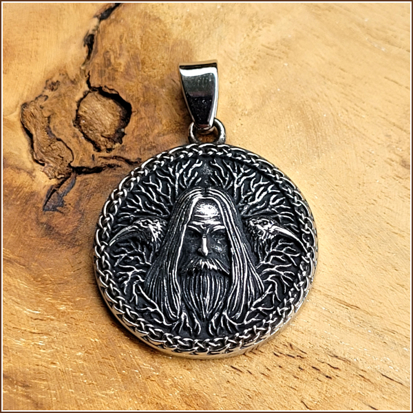 Kettenanhänger "Göttervater Odin" aus Edelstahl