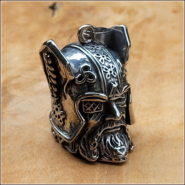 Kettenanhänger „Göttervater Odin“ aus Edelstahl