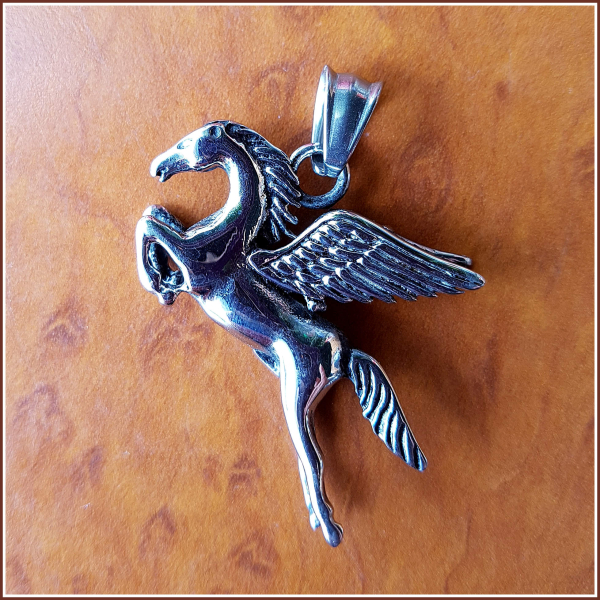 "Pegasus" - Kettenanhänger aus Edelstahl