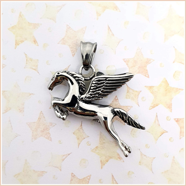 "Pegasus" - Kettenanhänger aus Edelstahl