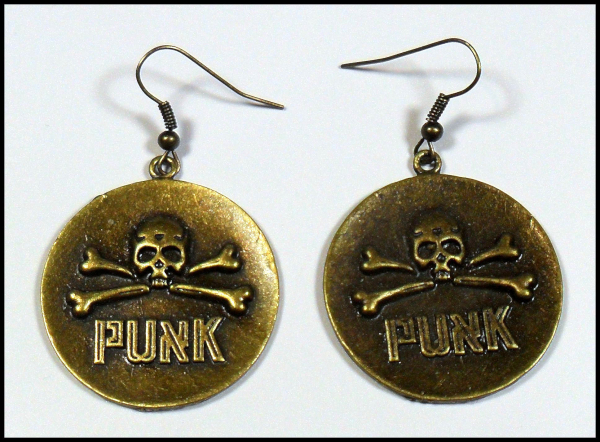 Ohrhänger "Totenkopf Punk"