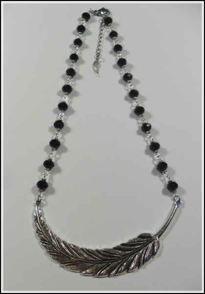 Collier "Rabenfeder"