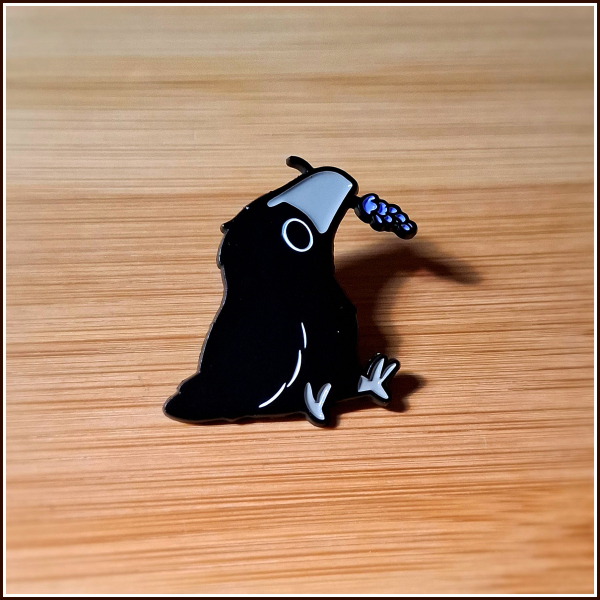 Pin "Rabe mit Lavendel"